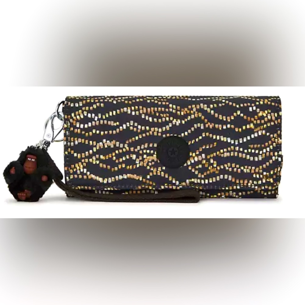 Kipling Rubi Large Printed Wristlet Wallet